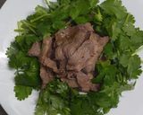 牛タン切り落としの盛盛パクチー作り方7写真