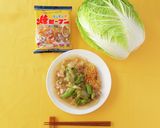 白菜たっぷり♪あんかけ焼ビーフン作り方1写真