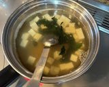 簡単#豆腐とわかめのお吸い物作り方1写真