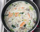 鮭とさつまいものチャウダー作り方9写真