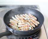 ジュワッと【ズッキーニの肉巻き（甘醤油）作り方5写真