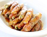 ジュワッと【ズッキーニの肉巻き（甘醤油）作り方7写真