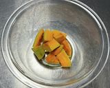 かぼちゃとほうれん草の味噌マヨ焼き作り方2写真