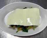 かぼちゃとほうれん草の味噌マヨ焼き作り方10写真