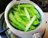 体に優しいレシピ！茹でシカクマメ作り方1写真