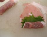 しそとチーズのミルフィーユとんかつ作り方2写真