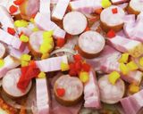 子供喜ぶ♪お肉系たっぷりスペシャルピザ作り方3写真