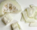 ★生 冬瓜で浅漬け♡梅と昆布の2種作り方3写真