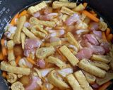 子ども大好き！鶏肉と人参の炊き込みご飯作り方2写真