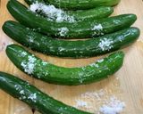 材料4つ♪砂肝きゅうり作り方1写真