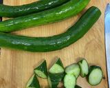 材料4つ♪砂肝きゅうり作り方4写真