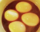 卵とろ～り♡鶏手羽元とゆで卵の照り煮作り方5写真