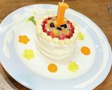 1歳お誕生日　ヨーグルトのフルーツケーキ作り方7写真