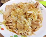豚トロと千切りキャベツの焼肉炒め作り方6写真