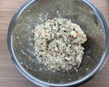【大崎市】鶏と豆腐のつくね焼き【給食】作り方4写真