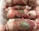 バジル消費!子どもパクパク✨簡単豚巻き串作り方4写真