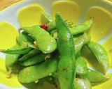 「黄醤油糀しょうがペペロン」枝豆！作り方3写真