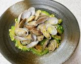 ゴーヤと卵炒め♪アサリの蒸し焼きのせ作り方8写真