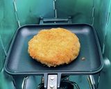 ホットサンドメーカーでパンカツ重作り方1写真