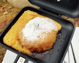 ホットサンドメーカーでパンカツ重作り方6写真