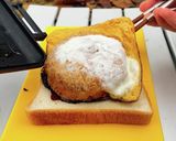 ホットサンドメーカーでパンカツ重作り方7写真