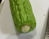 ゴーヤと茗荷のコラボ天ぷら作り方3写真