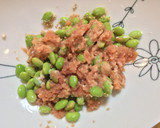 枝豆と明太子のマヨ白ごま和え作り方1写真
