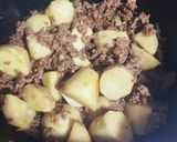 里芋とひき肉の煮物作り方4写真