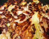 米粉お好み焼き●出汁入り豚玉チーズ作り方3写真