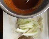 セロリと海老の回鍋肉作り方1写真