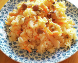 浅利缶と茸で簡単♪秋の炊き込みご飯♪作り方6写真