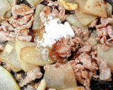 冬瓜と豚肉を炒めました♪生姜が効く！作り方4写真