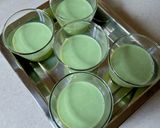 白玉入り★簡単抹茶プリン作り方4写真