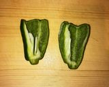 ピーマンのチーズ焼き作り方1写真