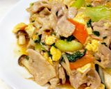 青梗菜と豚肉のオイスターソース炒め^^作り方12写真
