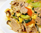青梗菜と豚肉のオイスターソース炒め^^作り方12写真