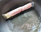 ワンパンでカリカリもち食感！ハムチーズ巻作り方4写真