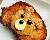 へたくまピーナッツバタートースト♪作り方8写真