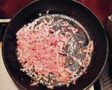 きのことベーコンのクリームパスタ作り方2写真
