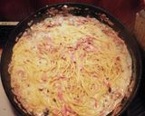 きのことベーコンのクリームパスタ作り方4写真