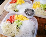 タッパーで食べる夕ご飯弁当！春雨サラダ作り方1写真