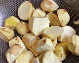 生栗から作ろう(^_^)v栗のパエリア作り方1写真