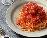 至福のベーコンとトマトのレンチンパスタ作り方3写真