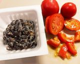 つるるんトマト納豆サラダ作り方1写真