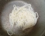 そうめん卵とじ焼き鍋の麦茶風作り方1写真