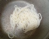 そうめん卵とじ焼き鍋の麦茶風作り方1写真