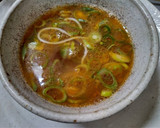 そうめん卵とじ焼き鍋の麦茶風作り方4写真