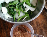 ちょっと中華風☆かぶと青梗菜のゴマ酢あえ作り方3写真