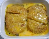 レンジで簡単！お弁当☆コロッケ丼作り方3写真