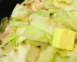 鶏肉とキャベツのめんつゆ＆バター炒め作り方3写真